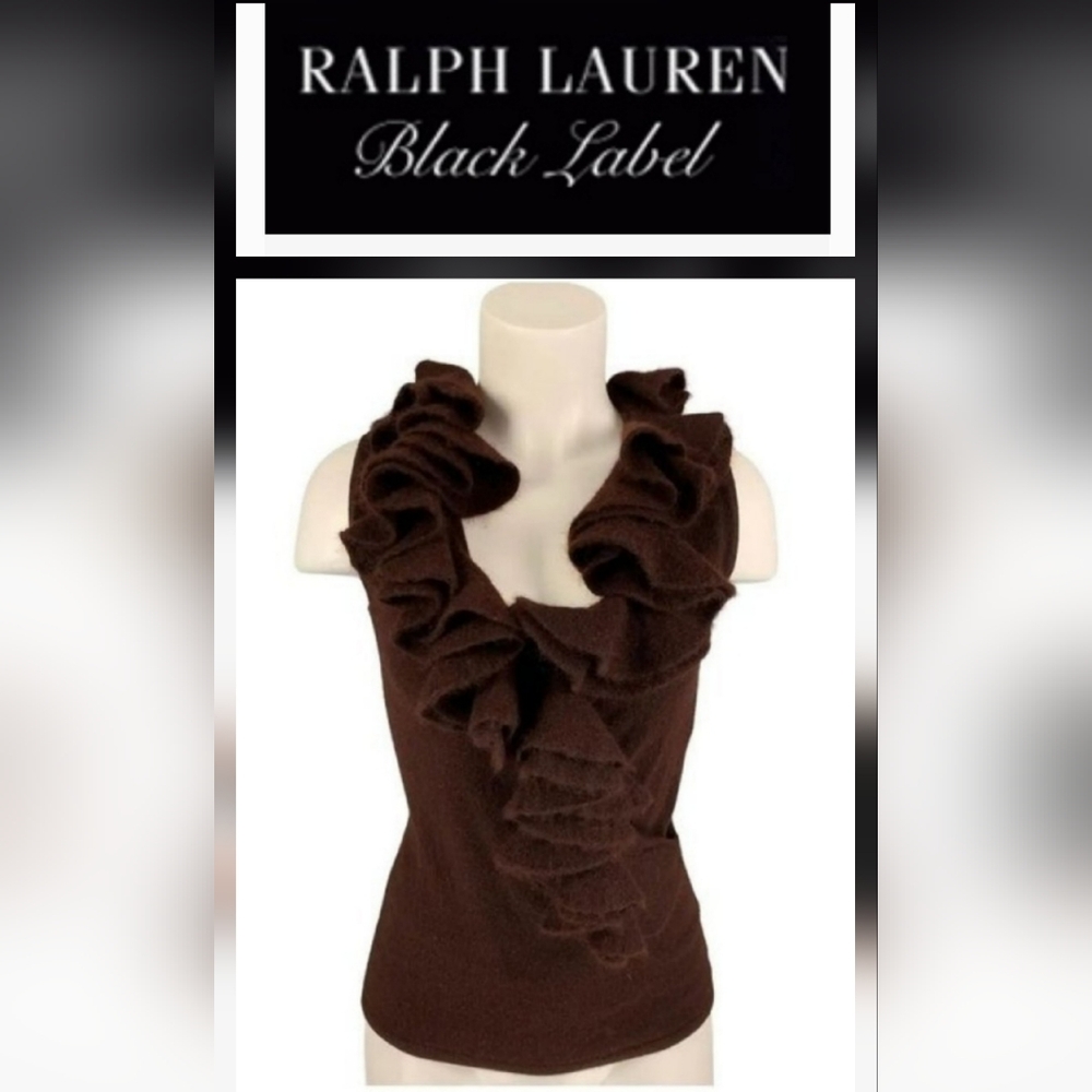 🎉Host Pick!!🎉RL BLACK LABEL Ruffles Sleeveless Top